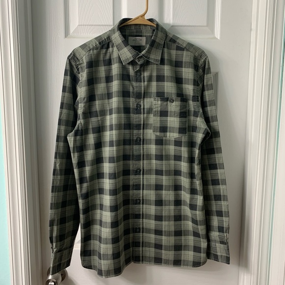 Jack & Jones Long Sleeve Button Down T Shirt - Picture 1 of 4